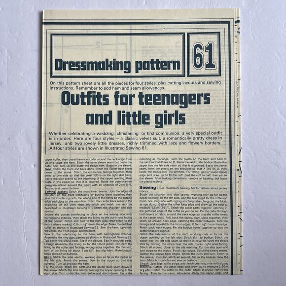 Vintage Designer Sewing Patterns Uncut Lot Of 4 Women Teens Girl Full Figure 70s - Picture 7 of 12